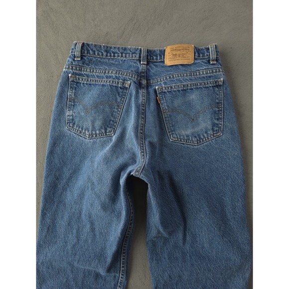 Vintage 1990s Levi's Orange Tab Denim Blue Jeans Straight Leg Canada 30 x 32 - Picture 3 of 7